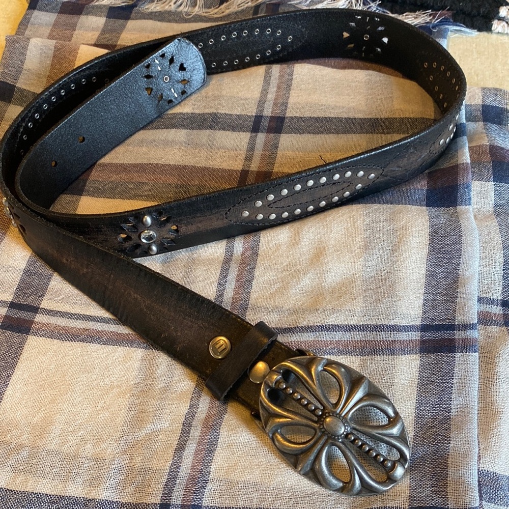 BKE Leather belt sz L